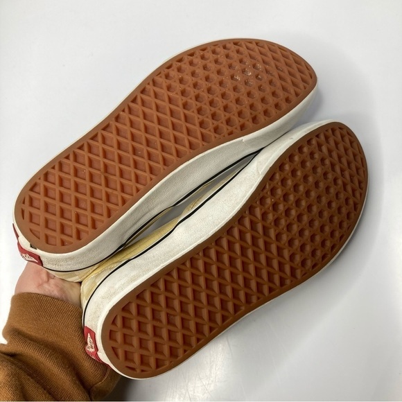 Vans yellow checkered slip on sneakers unisex sizing - Picture 7 of 8